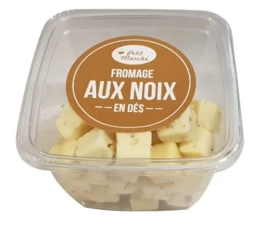 Dés de fromage aux noix 120g