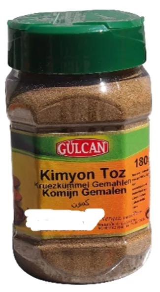 GÜLCAN Kreuzkümmel gemahlen / Kimyon Toz, 180 Gramm – Los-Nummer KMG/640, GÜLCAN Kreuzkümmel gemahlen / Kimyon Toz, 500 Gramm – Los-Nummer KMG/640, GÜLCAN Kreuzkümmel gemahlen / Kimyon Toz, 1 Kilogramm Los-Nummer KMG/640