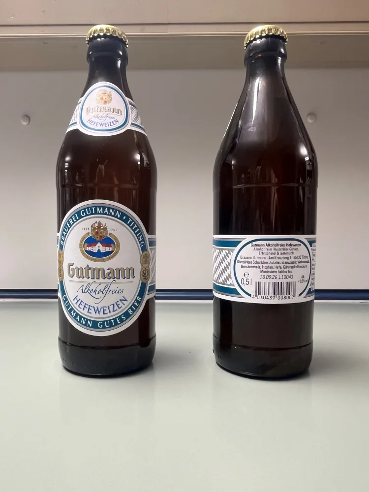 Gutmann Dunkles Alkoholfreies Hefeweizen, 0,5 Liter Gutmann Alkoholfreies Hefeweizen, 0,5 Liter