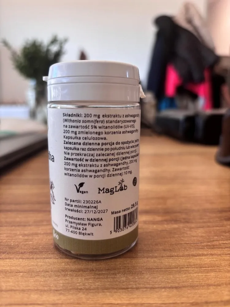 Withania Somnifera Ashwaganha korzeń cięty (50g, 250g, 1000g), Numer partii korzenia ciętego: M-0021024