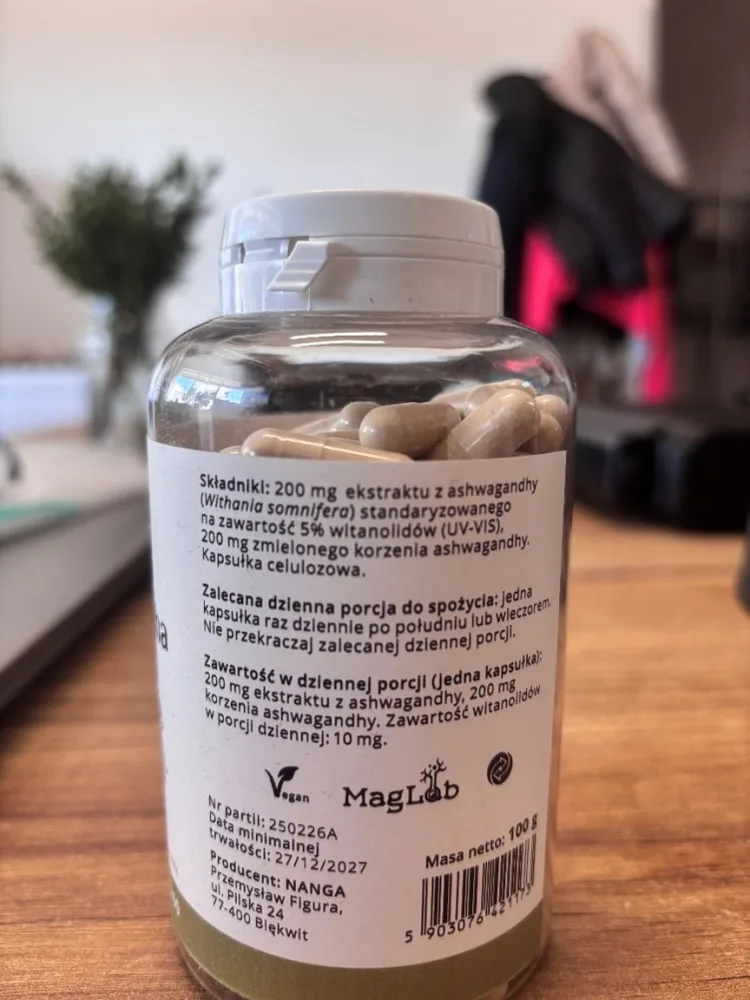 Withania Somnifera Ashwaganha korzeń cięty (50g, 250g, 1000g), Numer partii korzenia ciętego: M-0021024