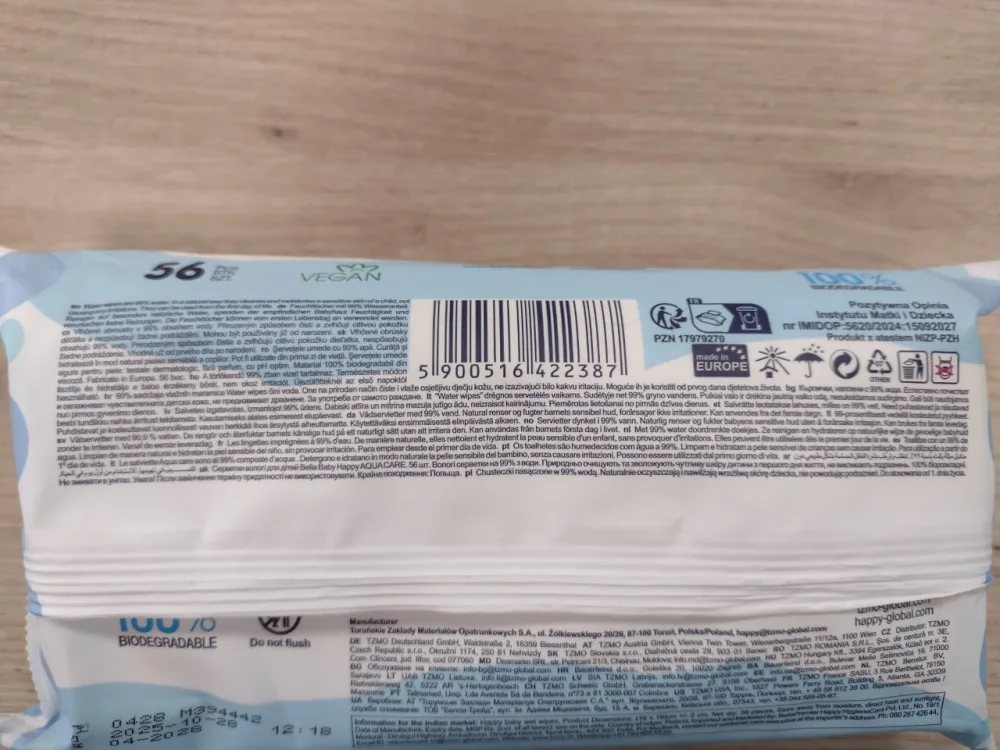 Chusteczki dla dzieci Bella Happy Aqua Care