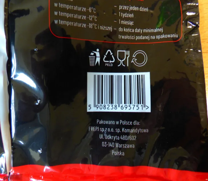 Maliny mrożone new one, 400g