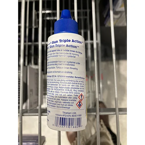 Weapon cleaning product