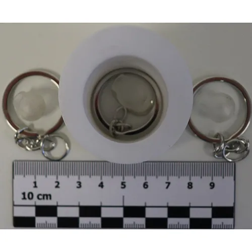 Key ring with toy