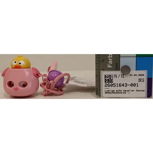 Soft toy with key ring