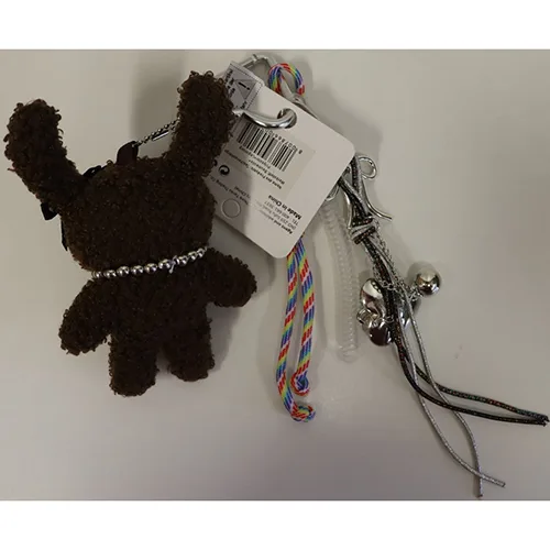 Key chain with soft toy