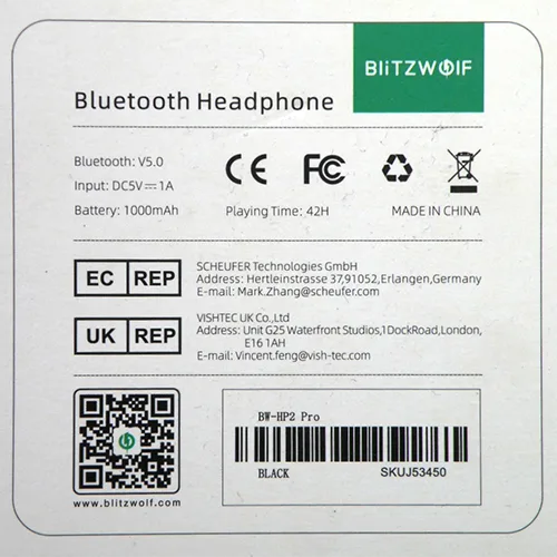 Wireless headphones