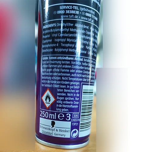 Hair spray