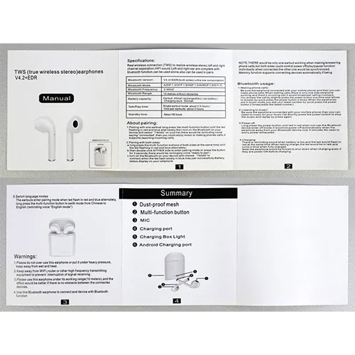 Wireless earphones