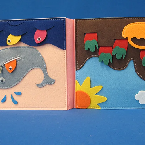 Fabric toy book