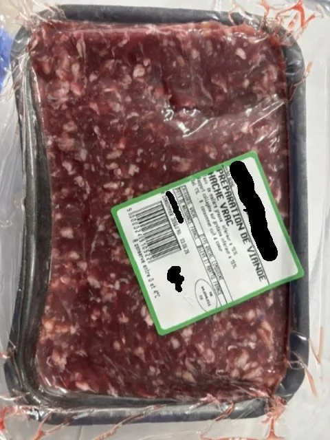 Préparation viande hachée