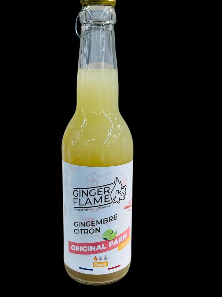 Boisson au gingembre - citron doux