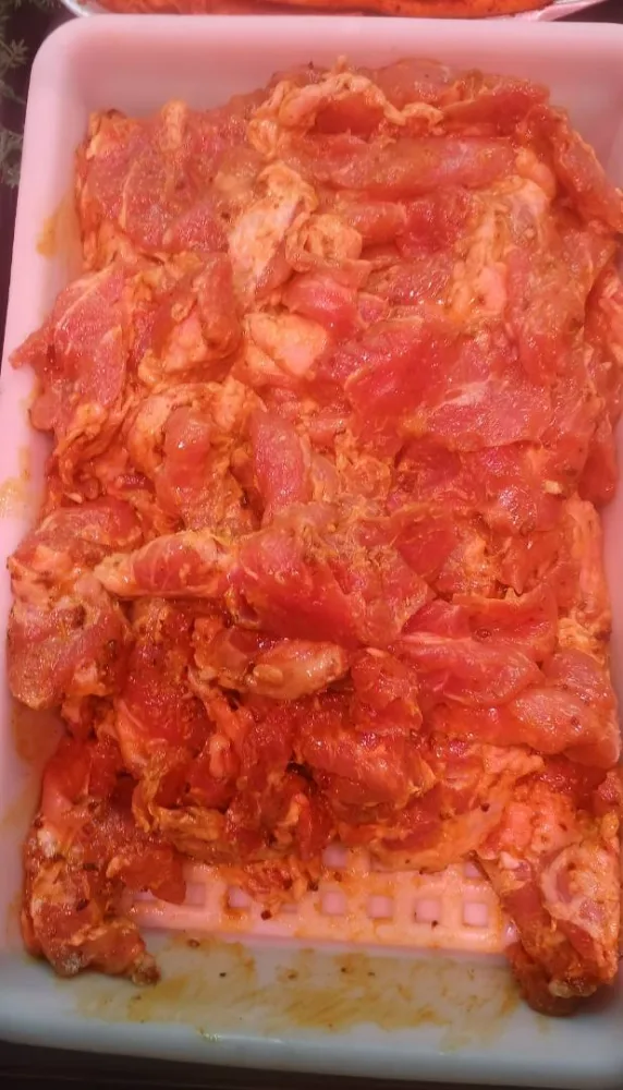 Araignée de porc marinée