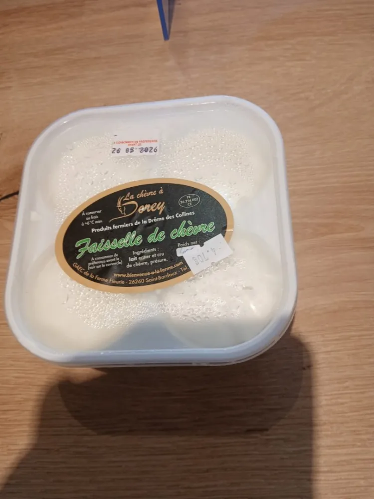 Fromages fermiers au lat cru de chevre