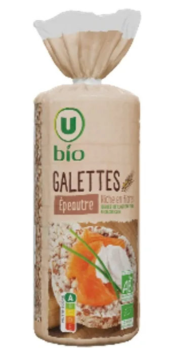 Galettes à base d'épeautre u bio 130g