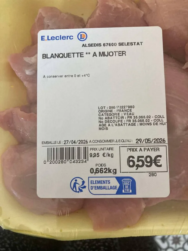 Blanquette ** a mijoter