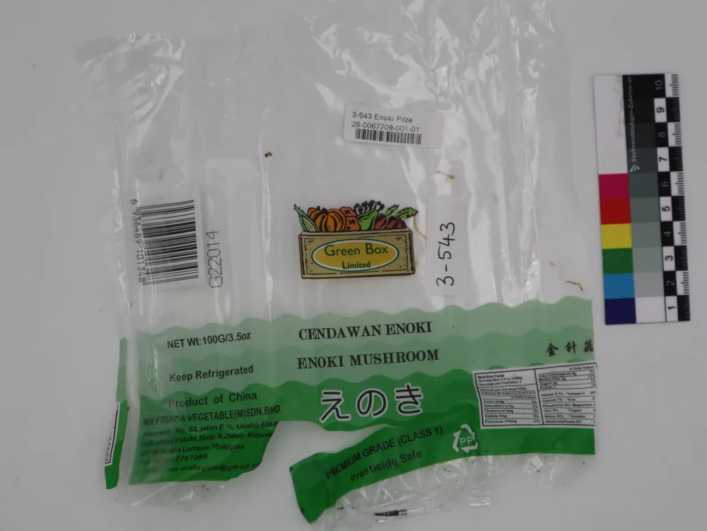 Cendawan Enoki, Enoki Mushroom, Geenbox Limited, 100 Gramm