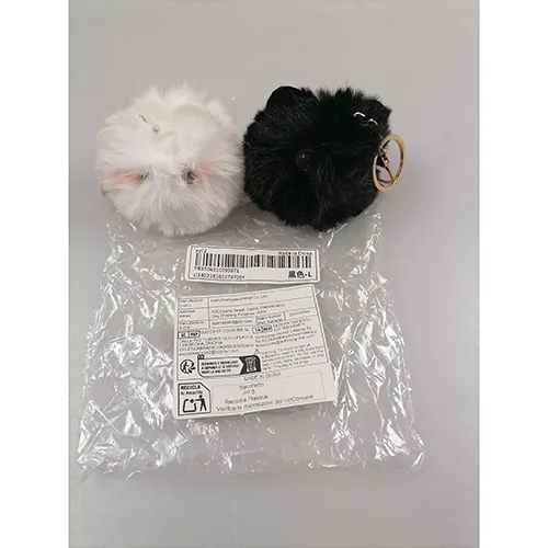 Key ring with soft toy