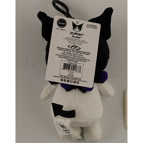 Key ring with soft toy