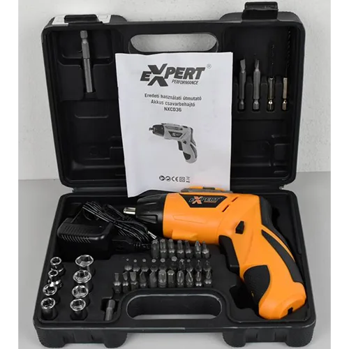 Cordless screwdriver