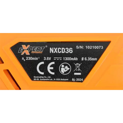 Cordless screwdriver