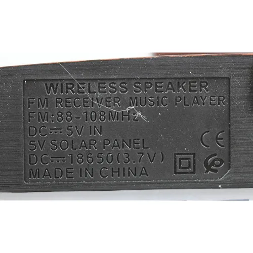 Wireless speaker