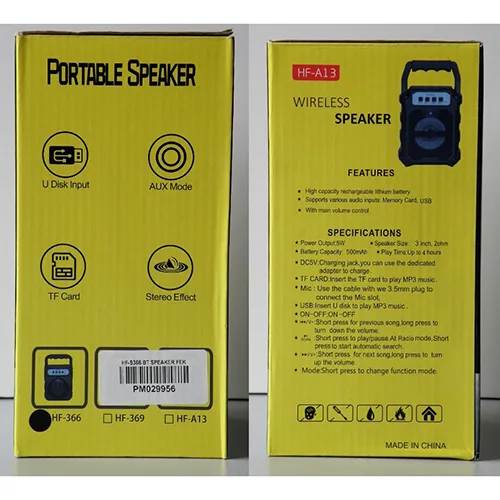 Wireless speaker