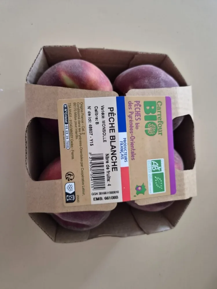 Pêches et nectarines bio des pyrénées-orientales