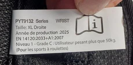 Protège poignet mountain wristguard black