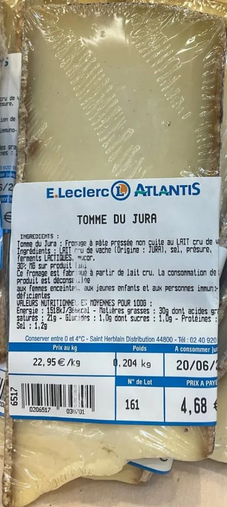 Tomme du jura