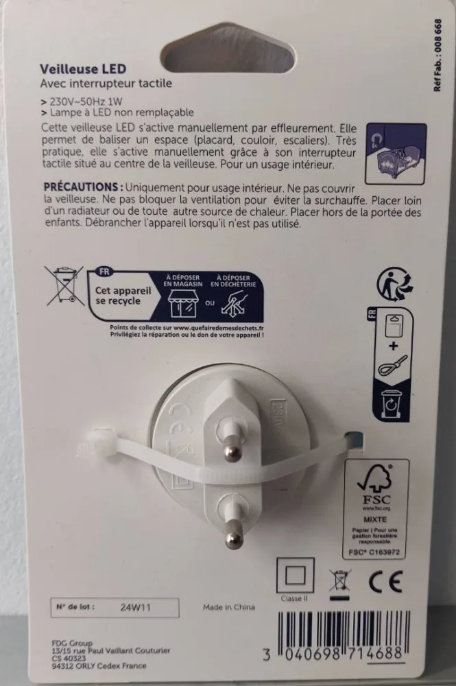Veilleuse led