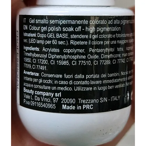 Gel nail polish