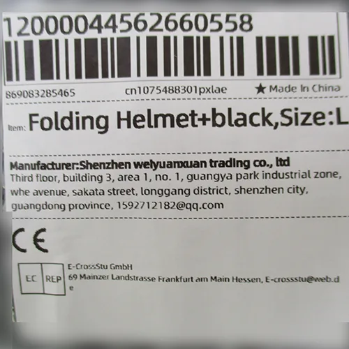 Bicycle helmet
