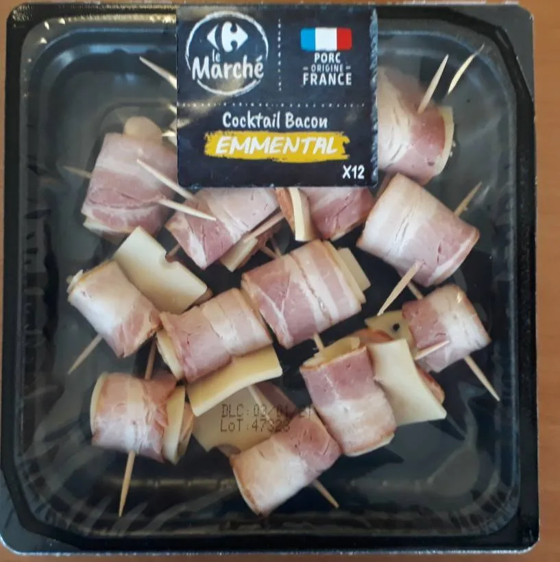 Cocktail bacon emmental