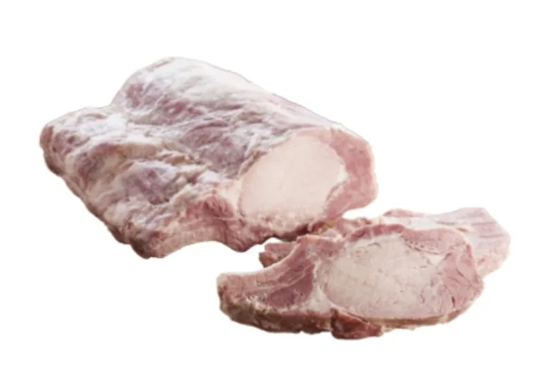 Carre de cote de porc cuit