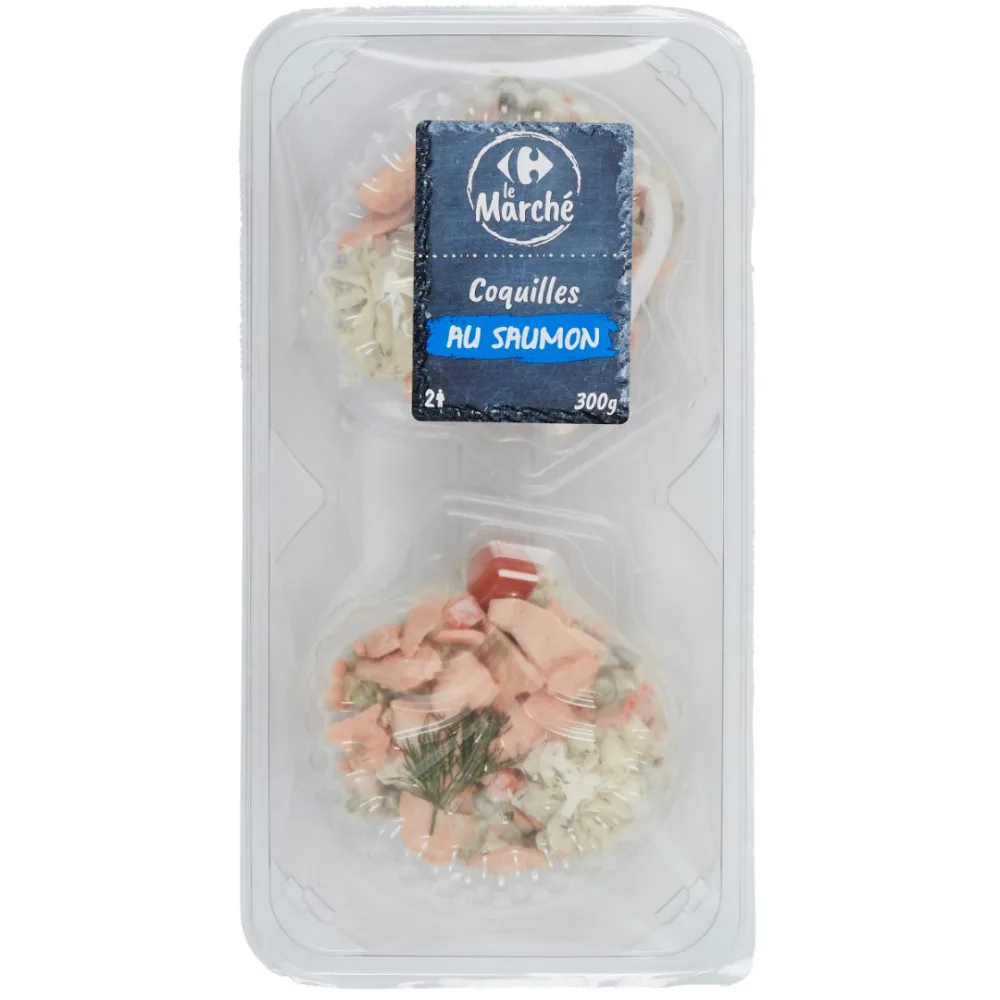 Coquilles au saumon