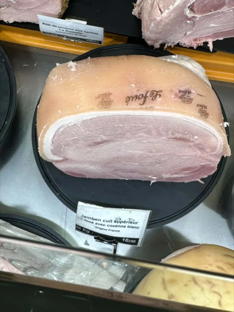 Jambon cuit supérieur