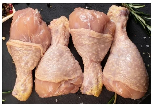 Pilon de poulet marine et non marine - cru