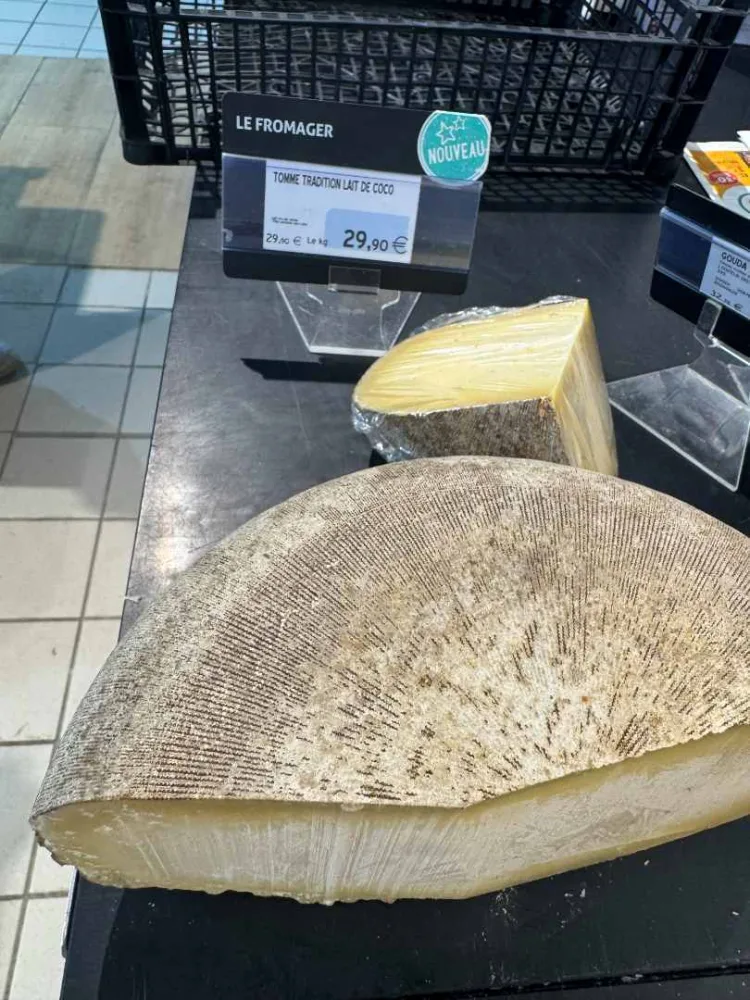 Tomme tradition lait de coco