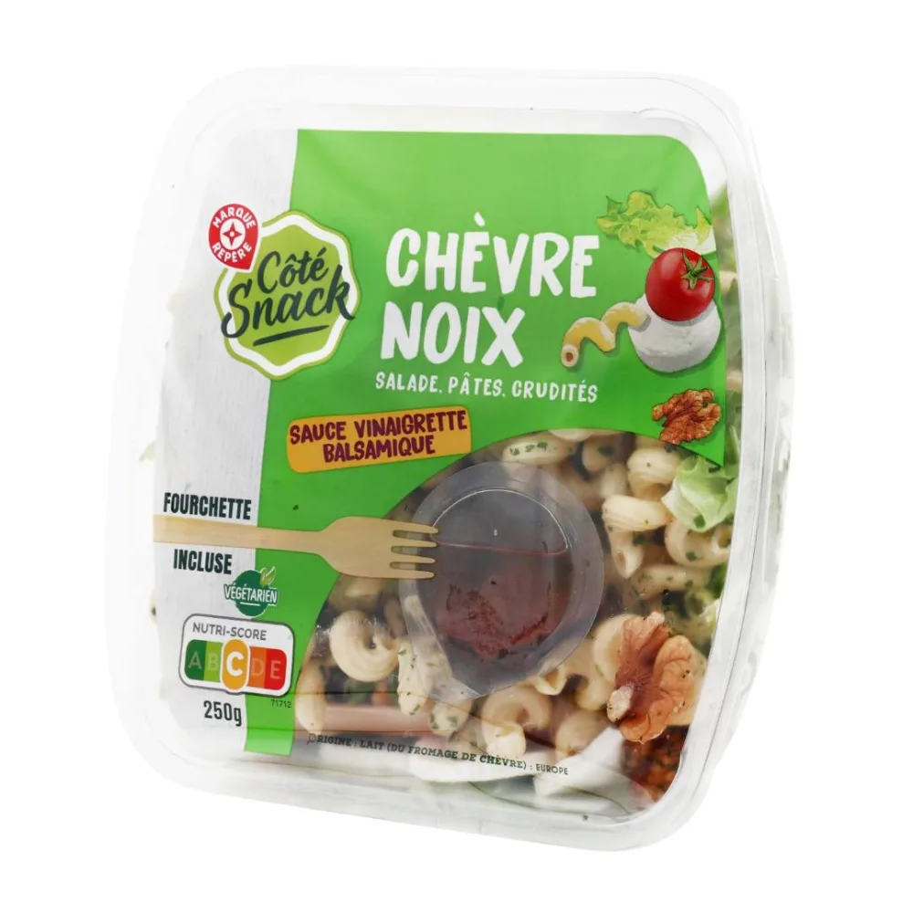 Salade chèvre noix - côté snack