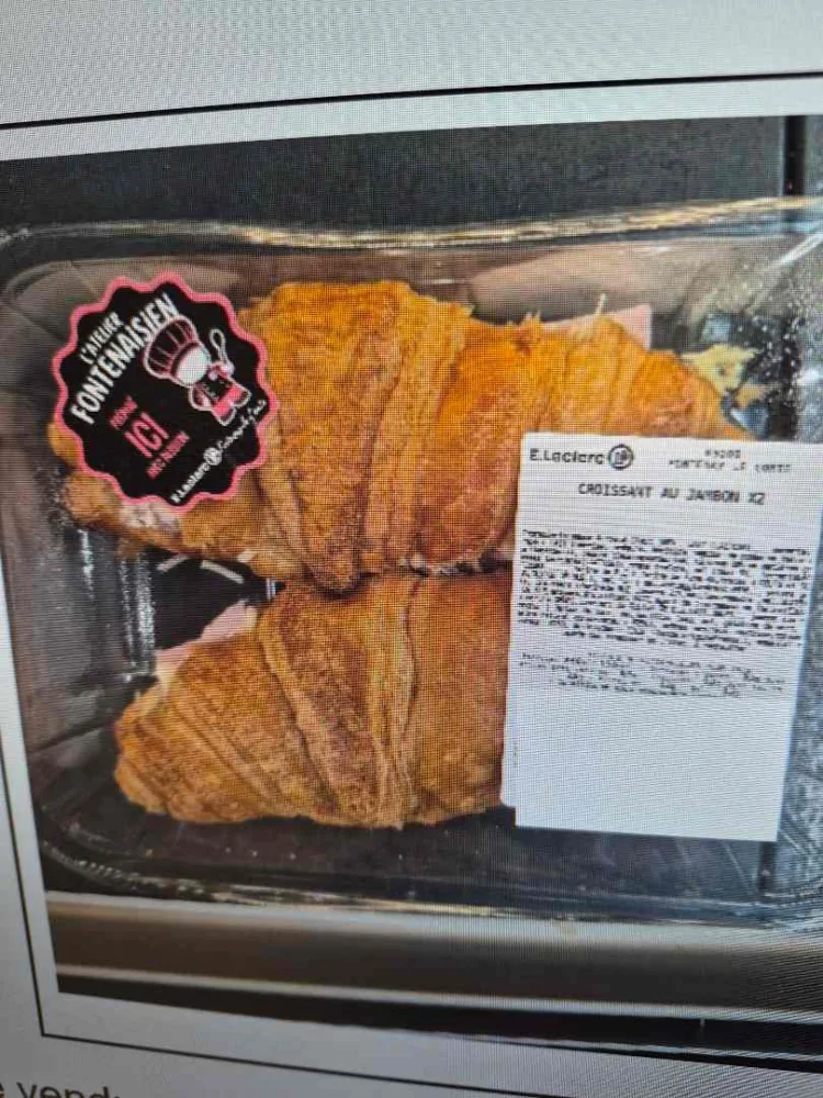 Croissant au jambon