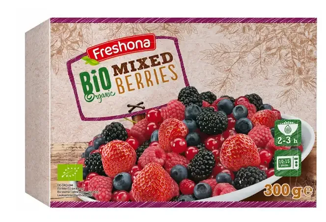 Freshona økologisk bærmix, frossen 300 g