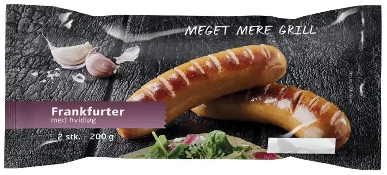 Frankfurter med hvidløg
