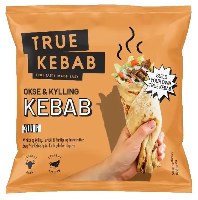 True Kebab - Okse og kyllingekebab