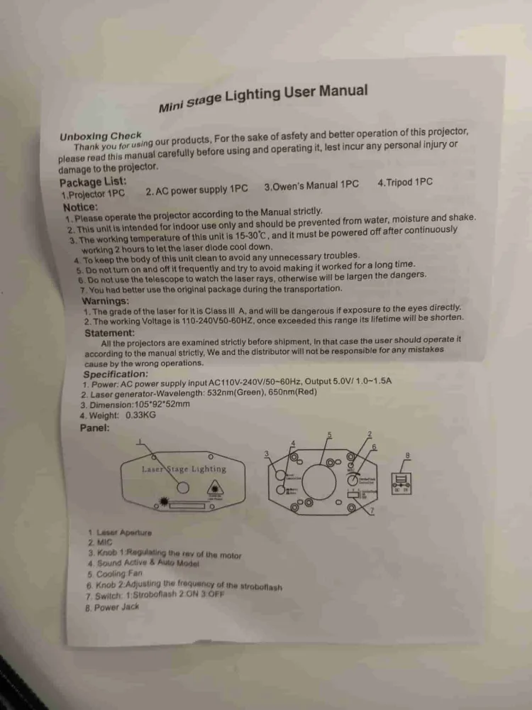 Laser projector