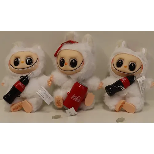Soft toy with key ring