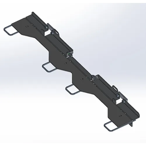 Vehicle part / ISOFIX attachment system