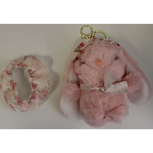 Key ring with soft toy