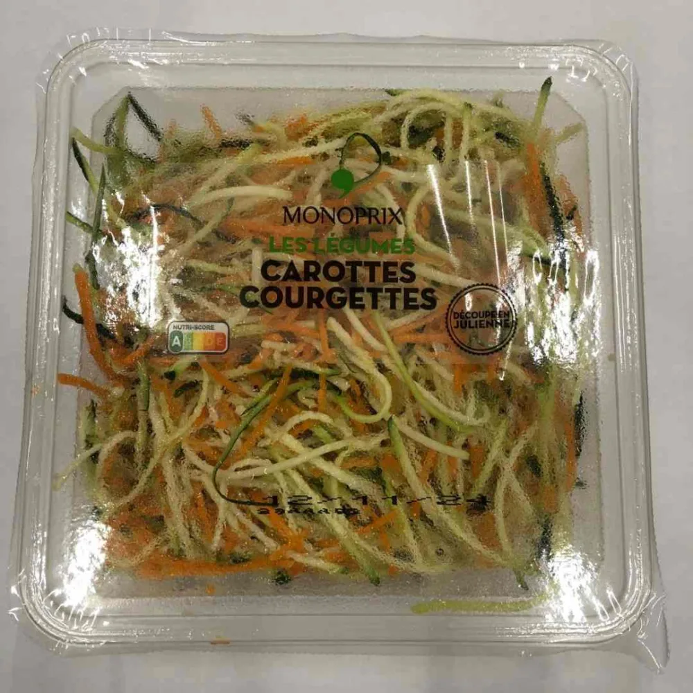 Legumes du soleil 300g et carottes courgettes 300g